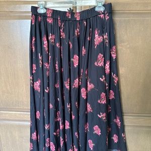 Anthropologie midi skirt